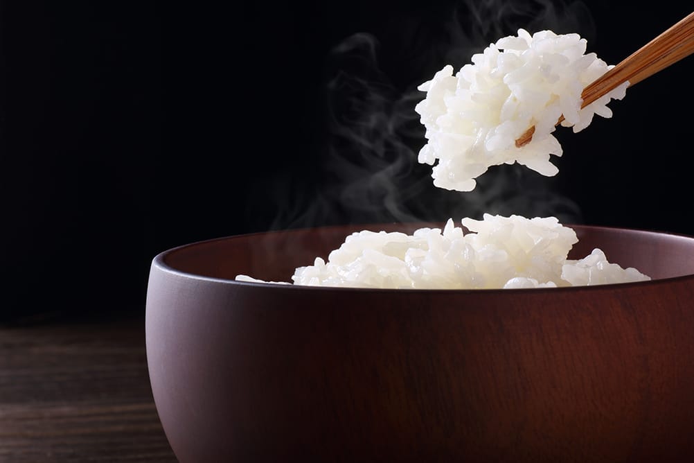 羽釜で炊き上げる、会津の米